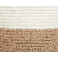Beliani ARDESEN - Mand set van 2 - Beige - Katoen