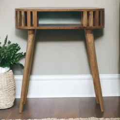Sidetables-Artisan Furniture Ariella sidetable, 1 open plank, beige