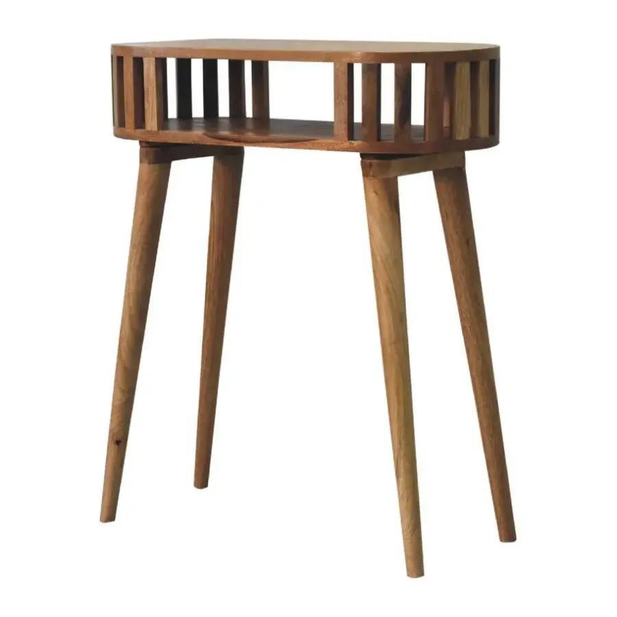 Sidetables-Artisan Furniture Ariella sidetable, 1 open plank, beige
