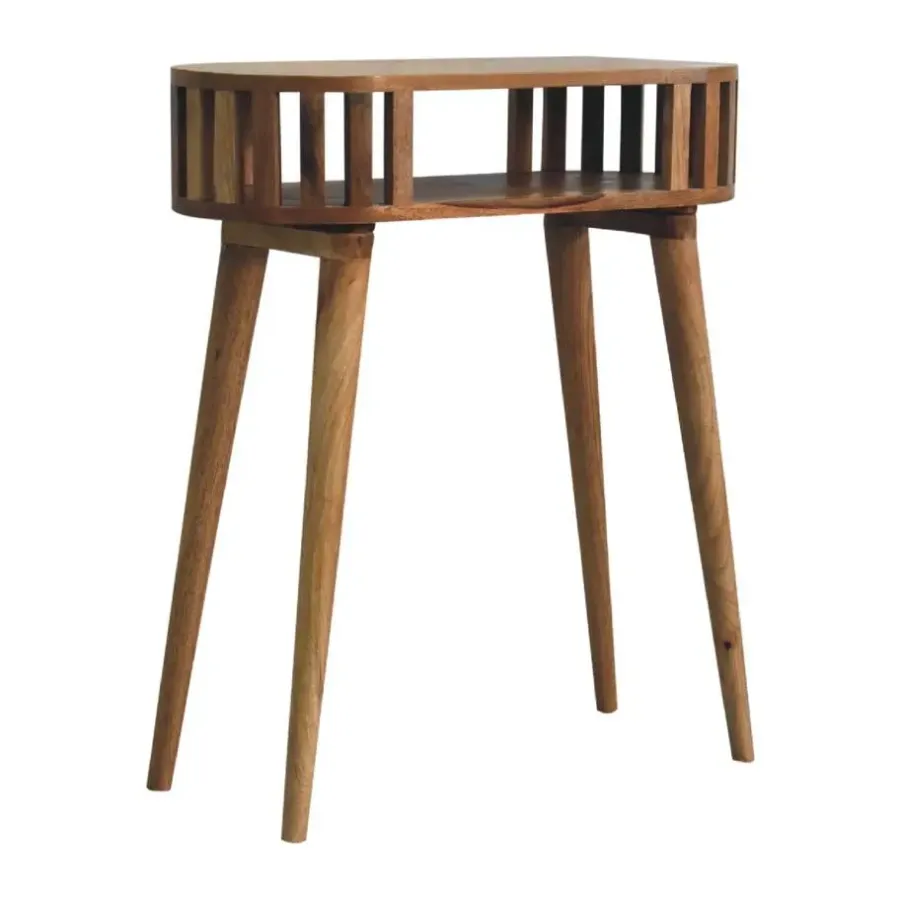 Sidetables-Artisan Furniture Ariella sidetable, 1 open plank, beige