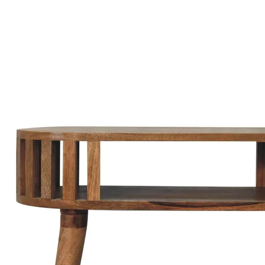 Sidetables-Artisan Furniture Ariella sidetable, 1 open plank, beige