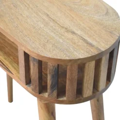Sidetables-Artisan Furniture Ariella sidetable, 1 open plank, beige