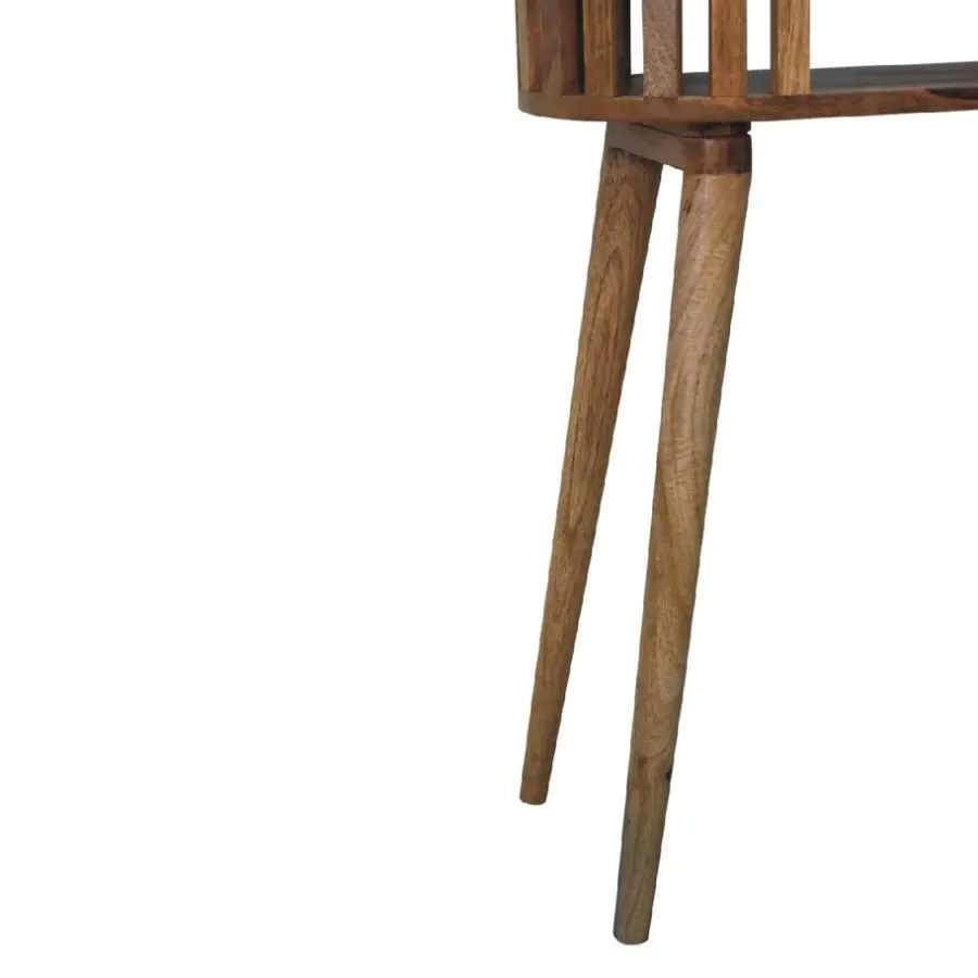 Sidetables-Artisan Furniture Ariella sidetable, 1 open plank, beige