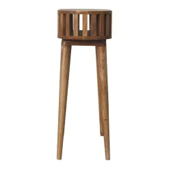 Sidetables-Artisan Furniture Ariella sidetable, 1 open plank, beige