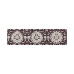 Tapijtlopers En Keukenlopers-Beliani ARITAS - Loper tapijt - Zwart/Beige - 80 x 300 cm - Polyester