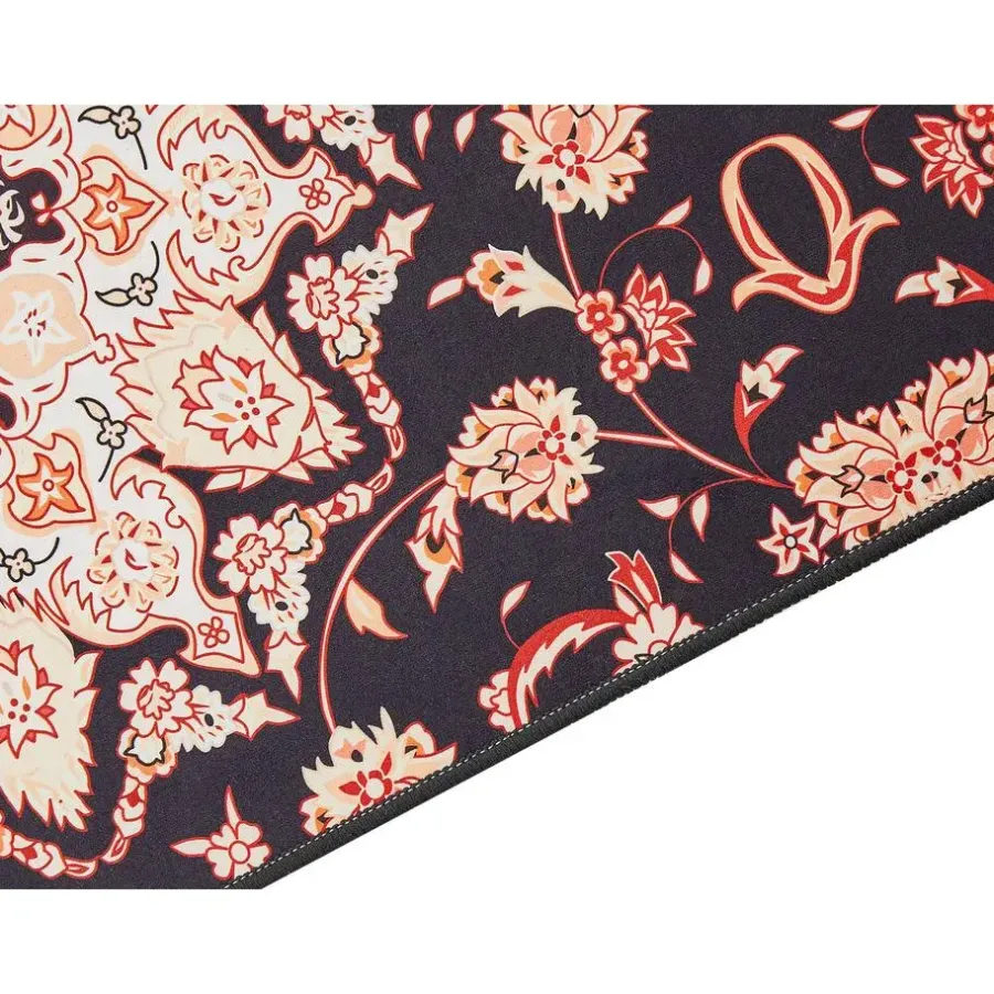 Tapijtlopers En Keukenlopers-Beliani ARITAS - Loper tapijt - Zwart/Beige - 80 x 300 cm - Polyester