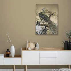 Schilderijen-Art for the Home Canvas Geschilderde Details Peacock in Paradise