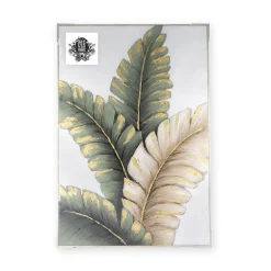 Schilderijen-Art for the Home Handgeschilderd Canvas Lush Leaves 100x70cm