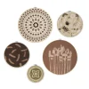 Art for the Home Ibiza Vibes Cirkels met borduursels 40x40cm