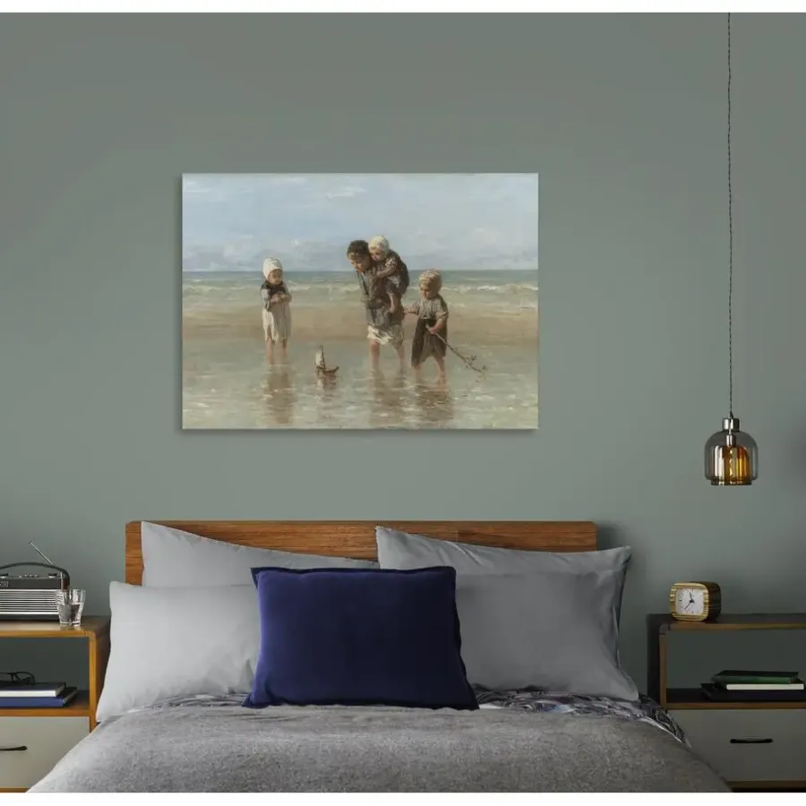 Art for the Home Kinderen der Zee Canvas 75x100cm