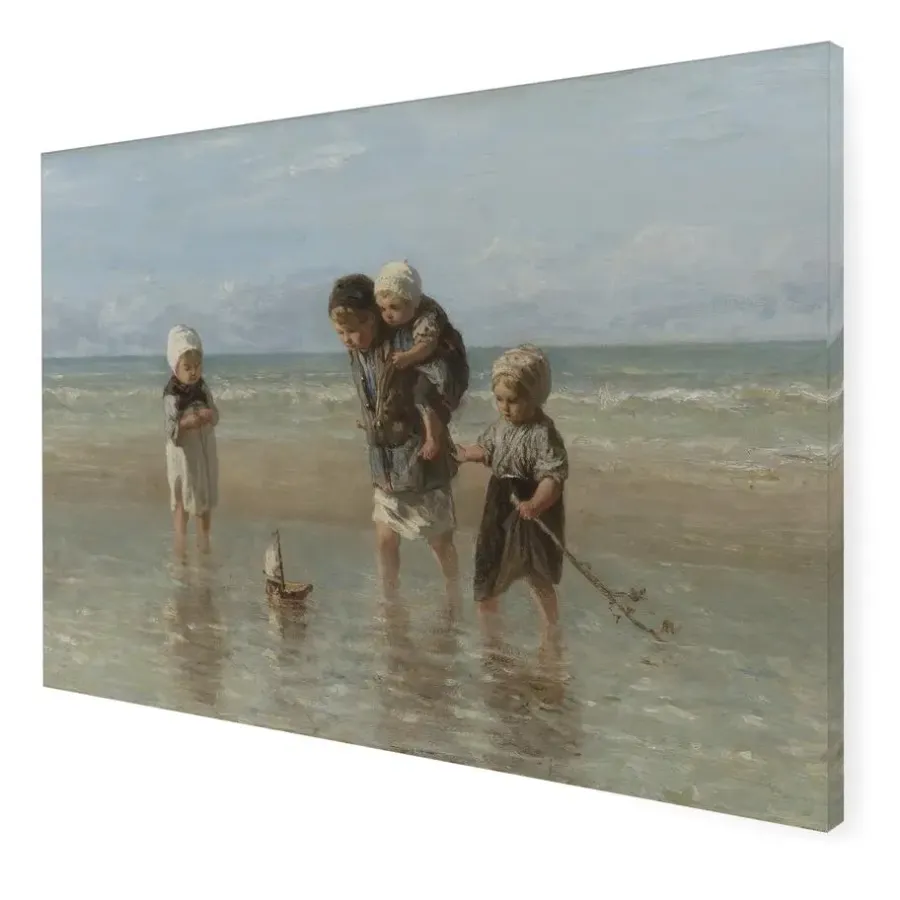 Art for the Home Kinderen der Zee Canvas 75x100cm