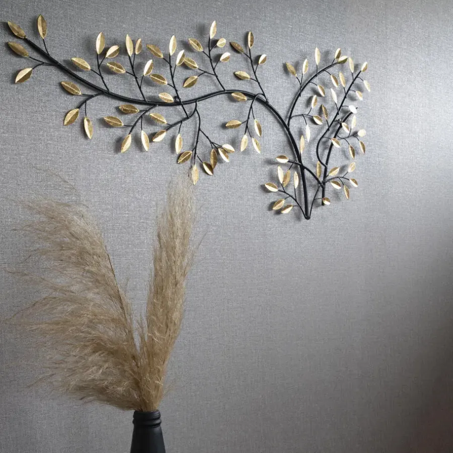 Art for the Home Metal Art Gold branch 1,08m x 49cm