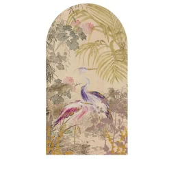 Schilderijen-Art for the Home Reigers tussen Bloemen Japanse Stijl 100x54cm