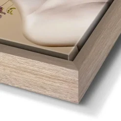 Schilderijen-Reinders Art Frame Vrouw met bloemen - 118 x 70cm - Goudkleurig