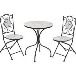 Bistro- & Balkonsets-Leen Bakker ARTENA - Bistroset - Zwart - IJzer