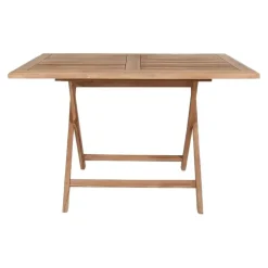 Leen Bakker Artichok Jane inklapbare houten tuintafel - 120 x 80 cm