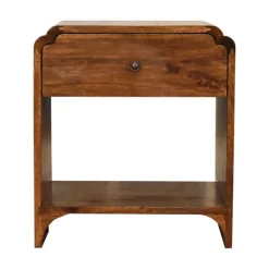 Nachtkastjes|Nachtkastjes-Artisan Furniture Massief Houten Nachttafel Newton