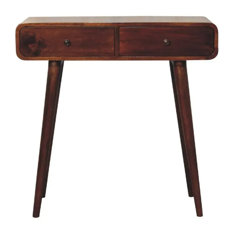 Sidetables-Artisan Furniture Massief Houten Kastanje Hal Tafel