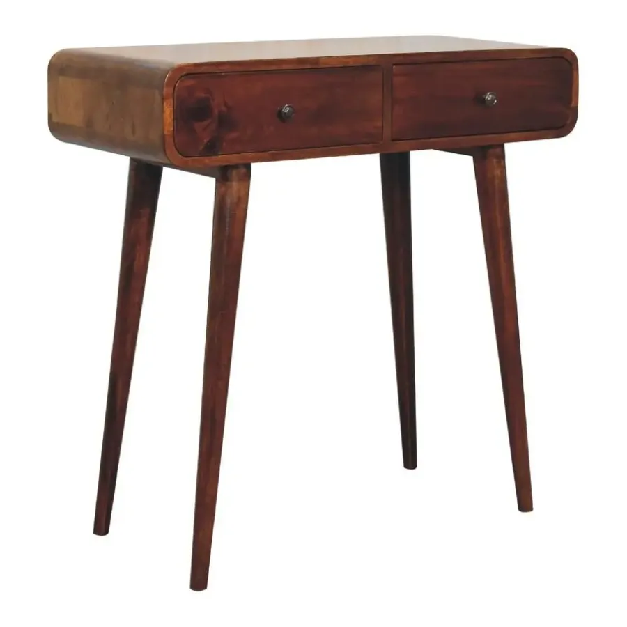 Sidetables-Artisan Furniture Massief Houten Kastanje Hal Tafel