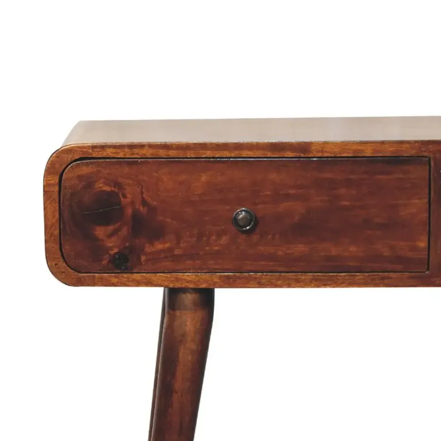 Sidetables-Artisan Furniture Massief Houten Kastanje Hal Tafel