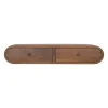 Sidetables-Artisan Furniture Solid hout Drijvende Kastanje Londen Sidetable