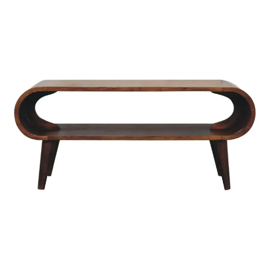 Salontafels-Artisan Furniture Solid hout Amaya Nordic Stijl Salontafel