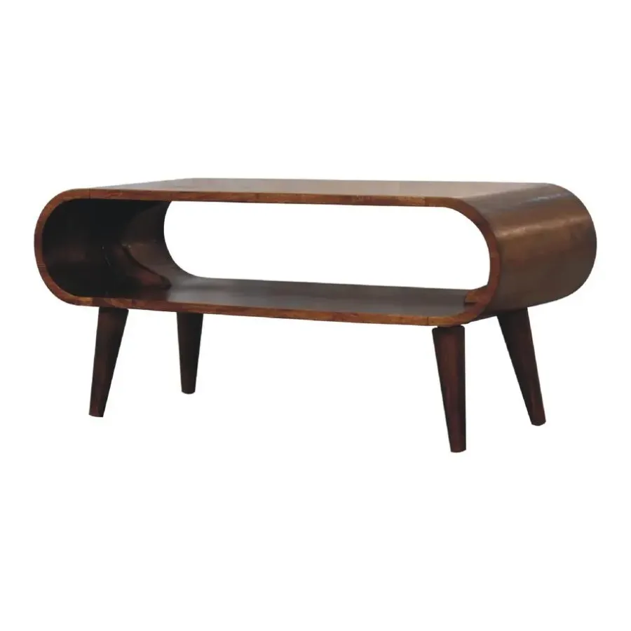Salontafels-Artisan Furniture Solid hout Amaya Nordic Stijl Salontafel