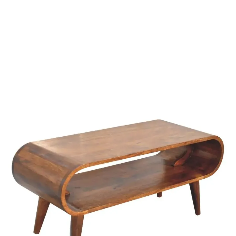 Salontafels-Artisan Furniture Solid hout Amaya Nordic Stijl Salontafel