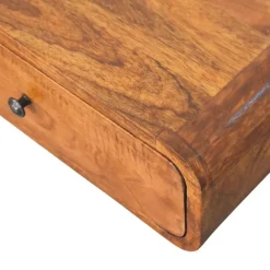 Nachtkastjes|Nachtkastjes-Artisan Furniture Solid hout Avora Wandkastje Honing Karamel met
