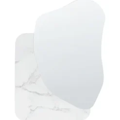 Leen Bakker ARVERT - Wandspiegel - Wit - MDF