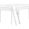 1-Persoons Bedden-Beliani ASCOUX - Kinderbed - Wit - 90 x 200 cm - Dennenhout