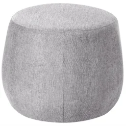 Poefen-Leen Bakker ASHTON - Poef - Lichtgrijs - Polyester