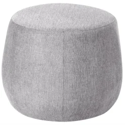 Poefen-Leen Bakker ASHTON - Poef - Lichtgrijs - Polyester