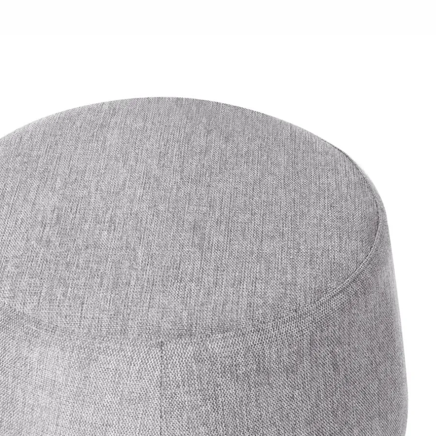 Poefen-Leen Bakker ASHTON - Poef - Lichtgrijs - Polyester
