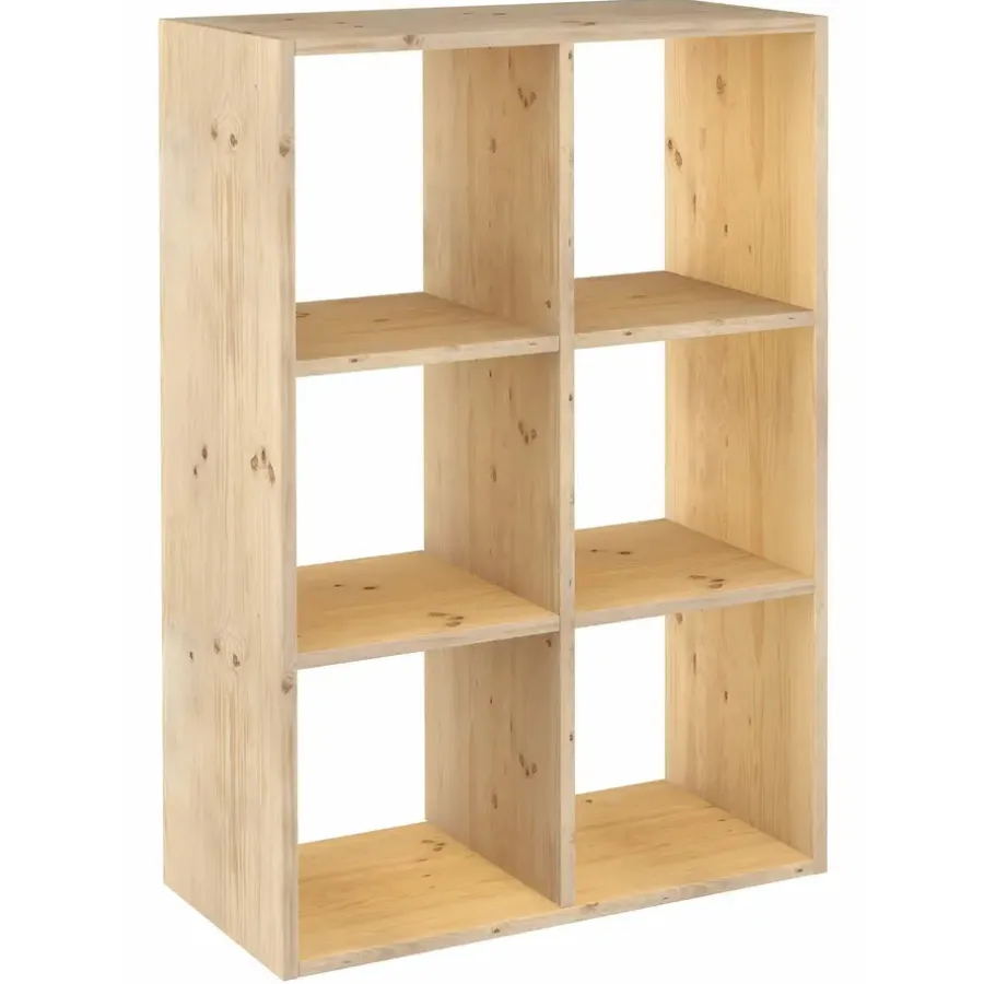 Stellingkasten-Astigarraga Dinamic Vakkenkast open - 6 vakken - PEFC grenen - 105x71cm