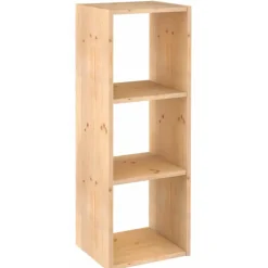 Stellingkasten-Astigarraga Dinamic Vakkenkast open - 3 vakken - PEFC grenen - 105x36cm