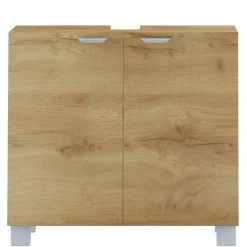 Dorel Home Atlas - Wastafelonderkast 60 cm met 2 deuren in eikenoptik