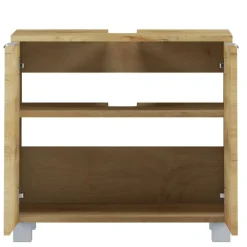 Dorel Home Atlas - Wastafelonderkast 60 cm met 2 deuren in eikenoptik