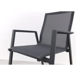 Tuinstoelen-Van der Garde Tuinmeubelen - Premium Atmos stapelbare tuinstoel - Antraciet