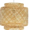Atmosphera - Hanglamp gevlochten - Bamboe - Naturel