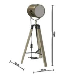Staande Lampen-Atmosphera - Staande lamp - Metaal - Brons