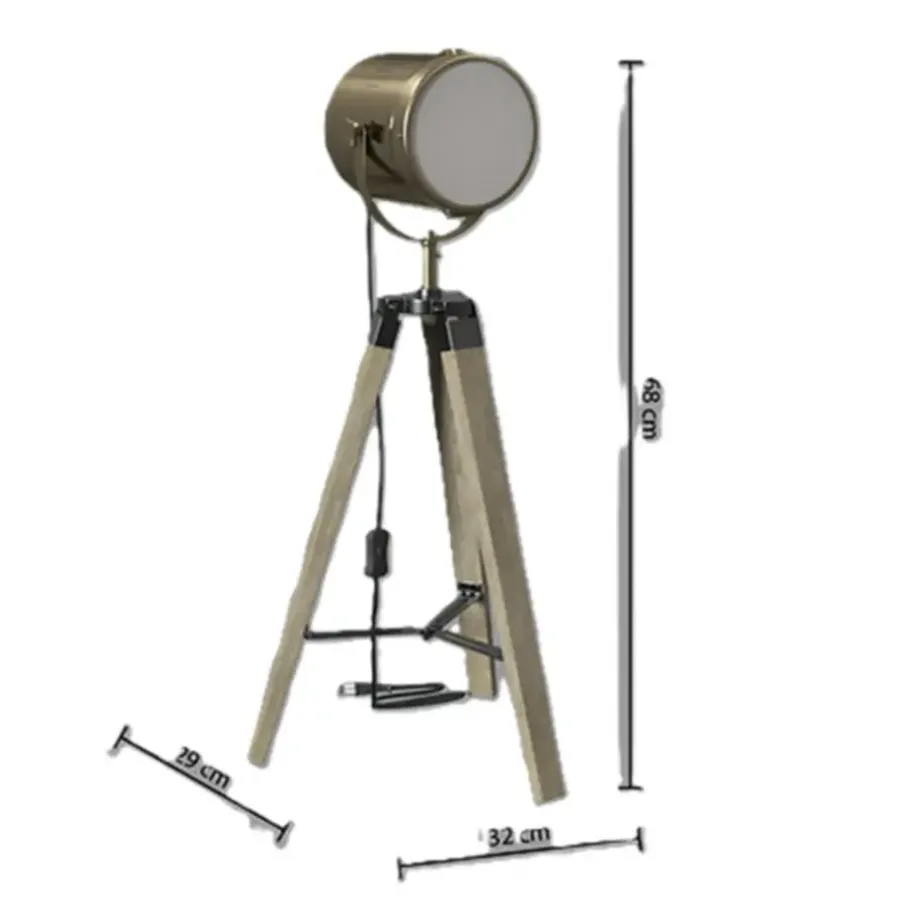 Staande Lampen-Atmosphera - Staande lamp - Metaal - Brons
