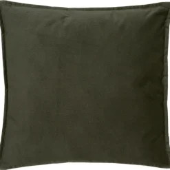 Sierkussens-Atmosphera Bank/sierkussens Sophia - 45 x 45 cm - olijfgroen