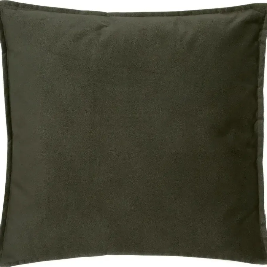 Sierkussens-Atmosphera Bank/sierkussens Sophia - 45 x 45 cm - olijfgroen