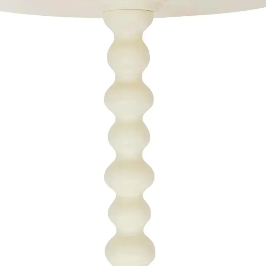 Atmosphera Bijzettafel/salontafel Alexa - ivoor - MDF hout - rond