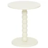 Atmosphera Bijzettafeltje Bologna - wit - D38x H46 cm - MDF