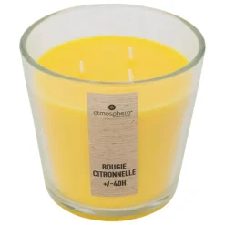 Kaarsen-Atmosphera Candles Geurkaars glas - citronella aroma - 40 uur