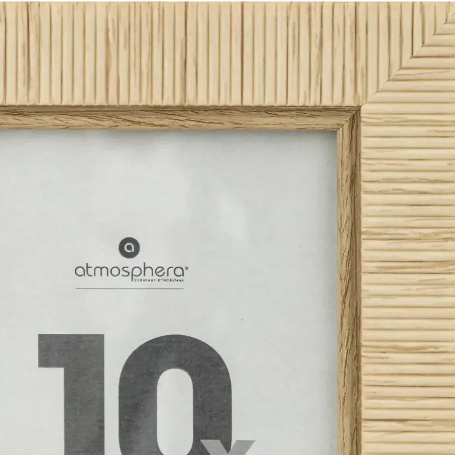 Fotolijsten-Atmosphera Fotolijstje - foto 10 x 15 cm - beige - mdf/glas