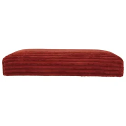 Poefen-Atmosphera Hocker/poef Ribcord opvouwbaar - donkerrood - 38x38cm