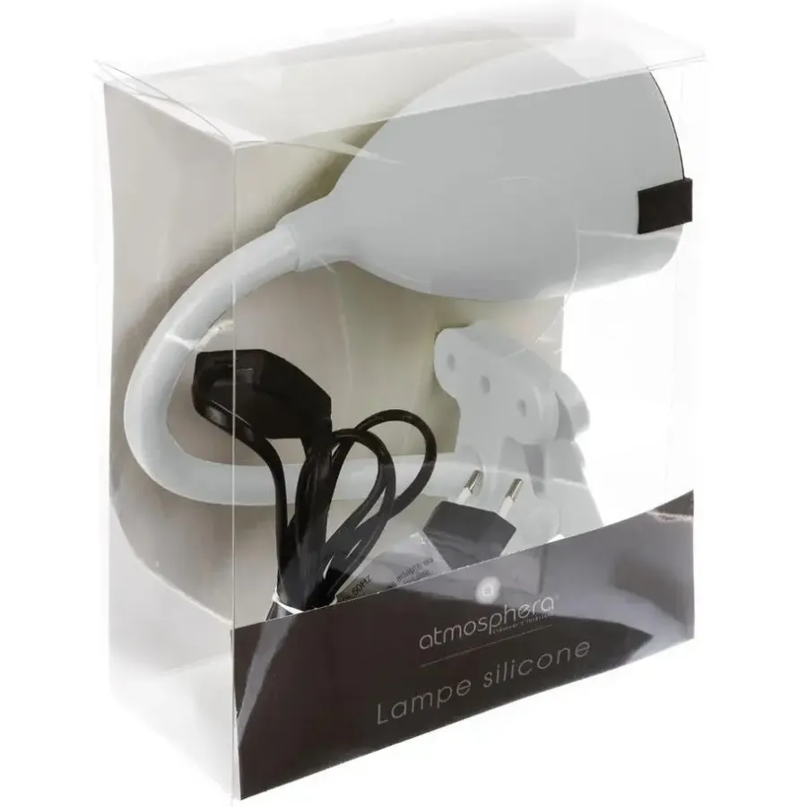 Bureaulampen|Bureaulampen-Atmosphera Klem bureaulampje - Design Light Classic - wit - 43 cm